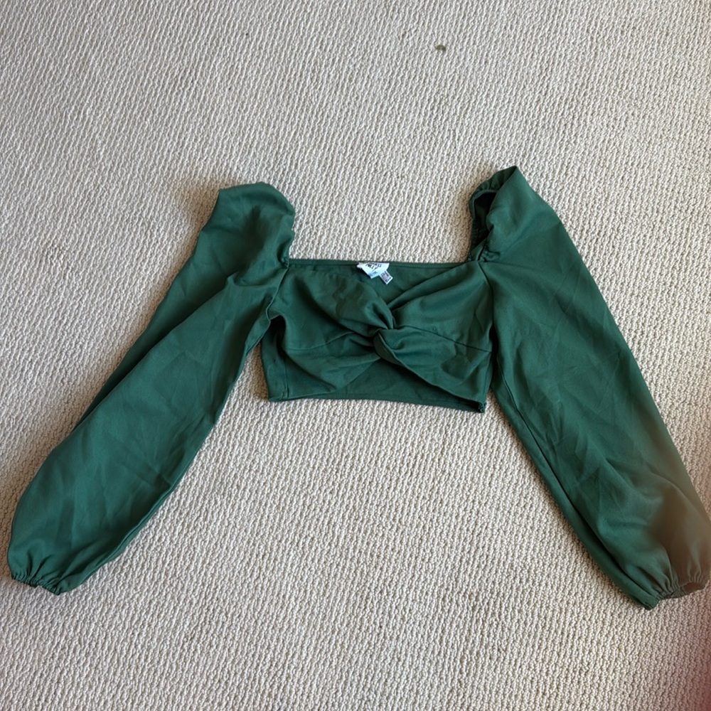 Emerald Princess Polly Crop Top